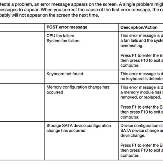 How to Fix a Laptop That Is Beeping on Startup: Post Code Meanings