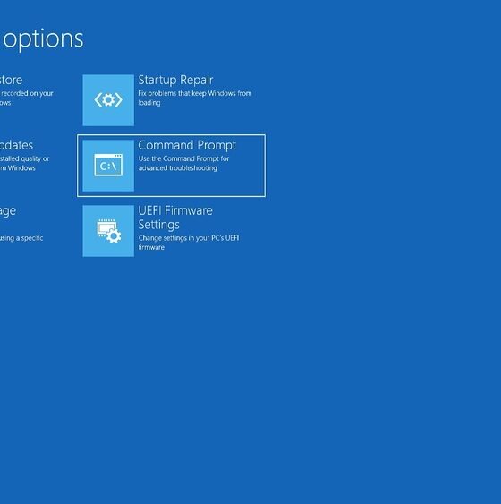 How to Fix a Laptop That Is Stuck in a Recovery Loop: Advanced Startup Options