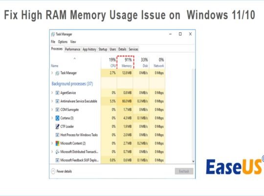 How to Fix High Ram Usage on an 8Gb Laptop: Optimisation Vs. Virtual Memory