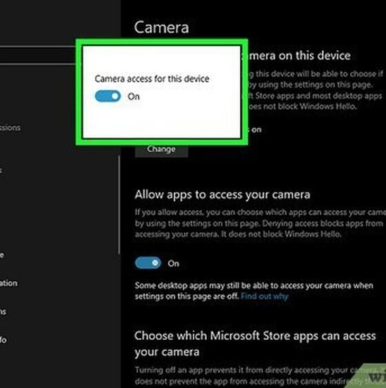 How to Fix Laptop Camera Showing Only a Black Screen: App Permissions